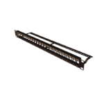 Panneau de brassage 24 ports catégorie 6 FTP vide